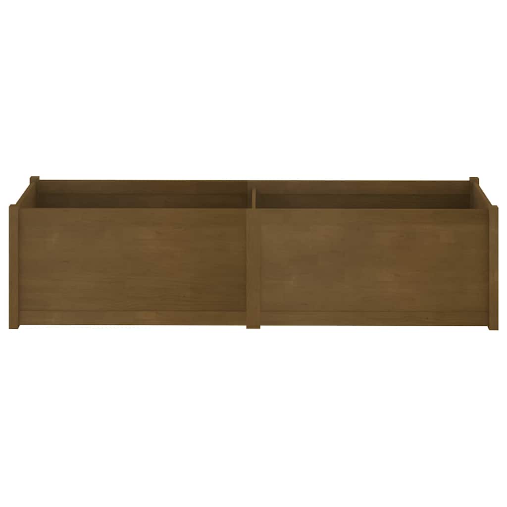 Sodo lovelis, medaus rudas, 200x50x50cm, pušies masyvas Sodo lovelis, medaus rudas, 200x50x50cm, pušies masyvas - Image 4