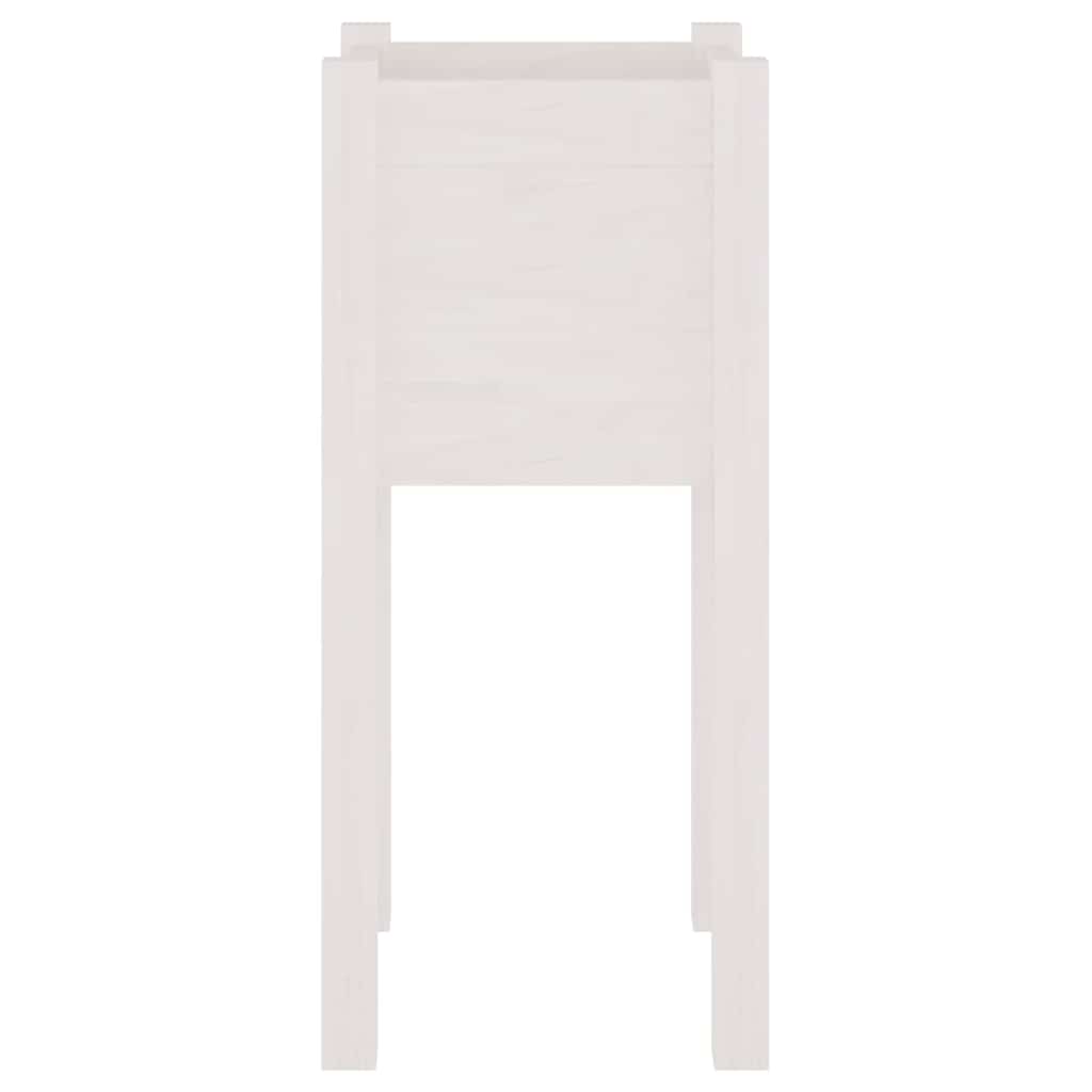 Sodo loveliai, 2vnt., balti, 31x31x70cm, pušies masyvas Sodo loveliai, 2vnt., balti, 31x31x70cm, pušies masyvas - Image 5