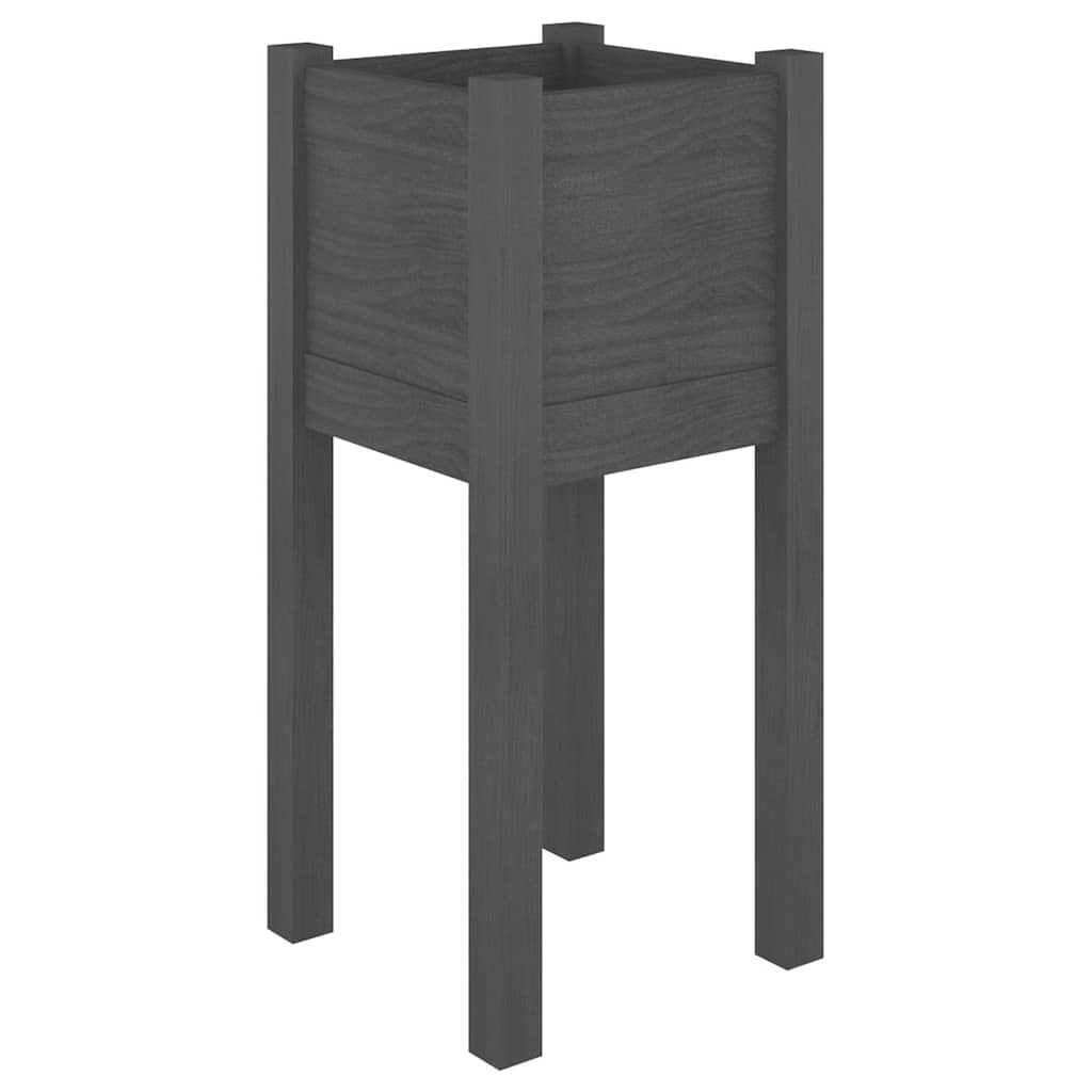 Sodo loveliai, 2vnt., pilki, 31x31x70cm, pušies masyvas Sodo loveliai, 2vnt., pilki, 31x31x70cm, pušies masyvas - Image 4