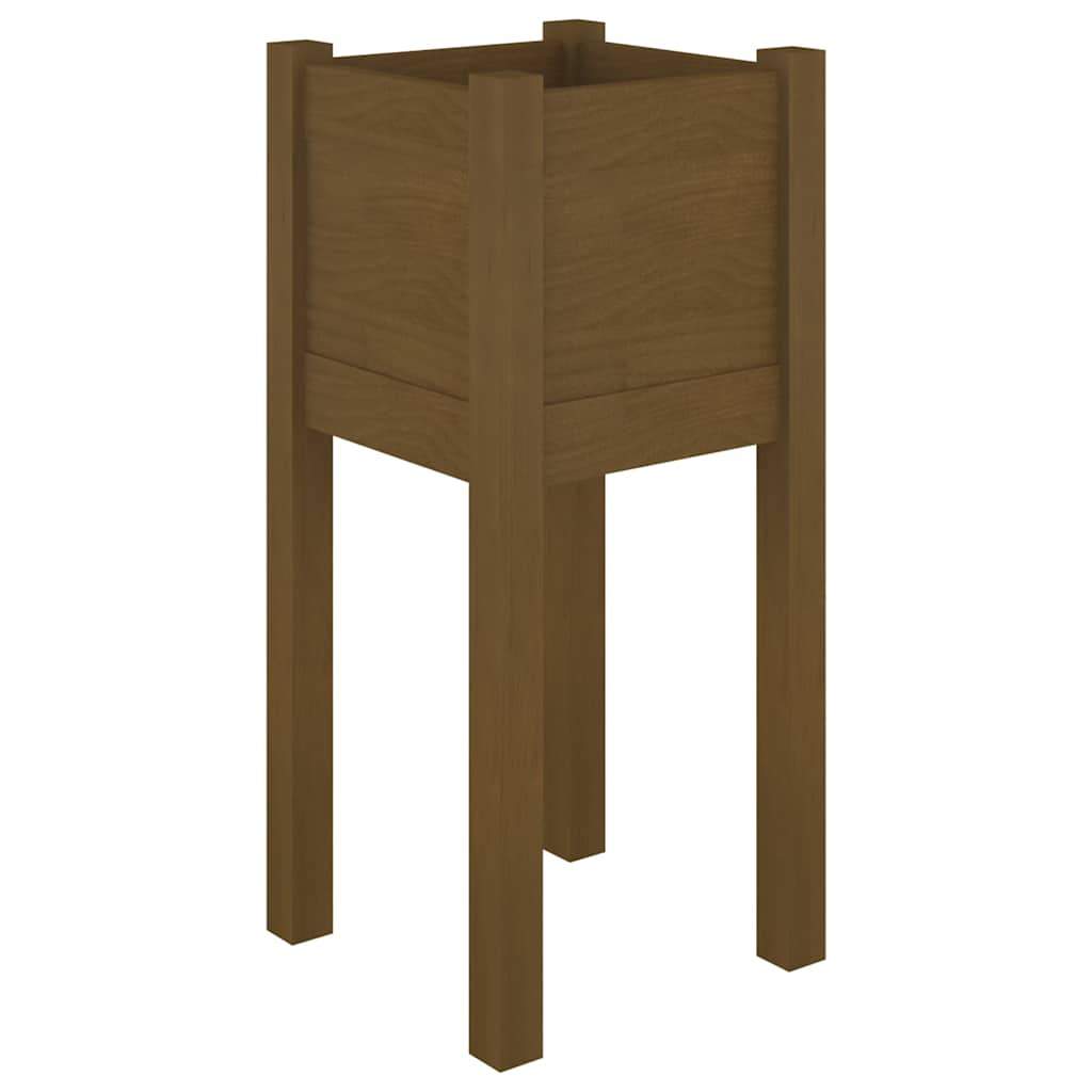Sodo loveliai, 2vnt., medaus rudi, 31x31x70cm, pušies masyvas Sodo loveliai, 2vnt., medaus rudi, 31x31x70cm, pušies masyvas - Image 4