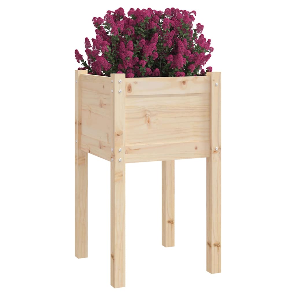 Sodo loveliai, 2vnt., 40x40x70cm, pušies medienos masyvas Sodo loveliai, 2vnt., 40x40x70cm, pušies medienos masyvas - Image 3