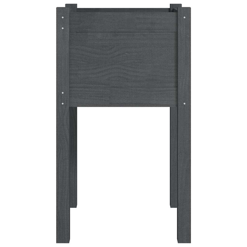 Sodo loveliai, 2vnt., pilki, 40x40x70cm, pušies masyvas Sodo loveliai, 2vnt., pilki, 40x40x70cm, pušies masyvas - Image 5