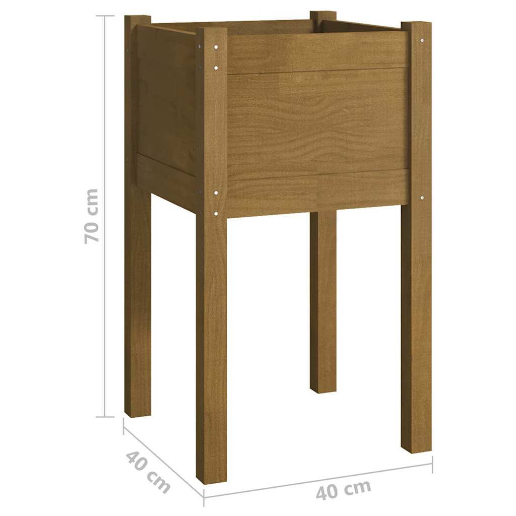 Sodo lovelis, medaus rudas, 40x40x70cm, pušies masyvas Sodo lovelis, medaus rudas, 40x40x70cm, pušies masyvas