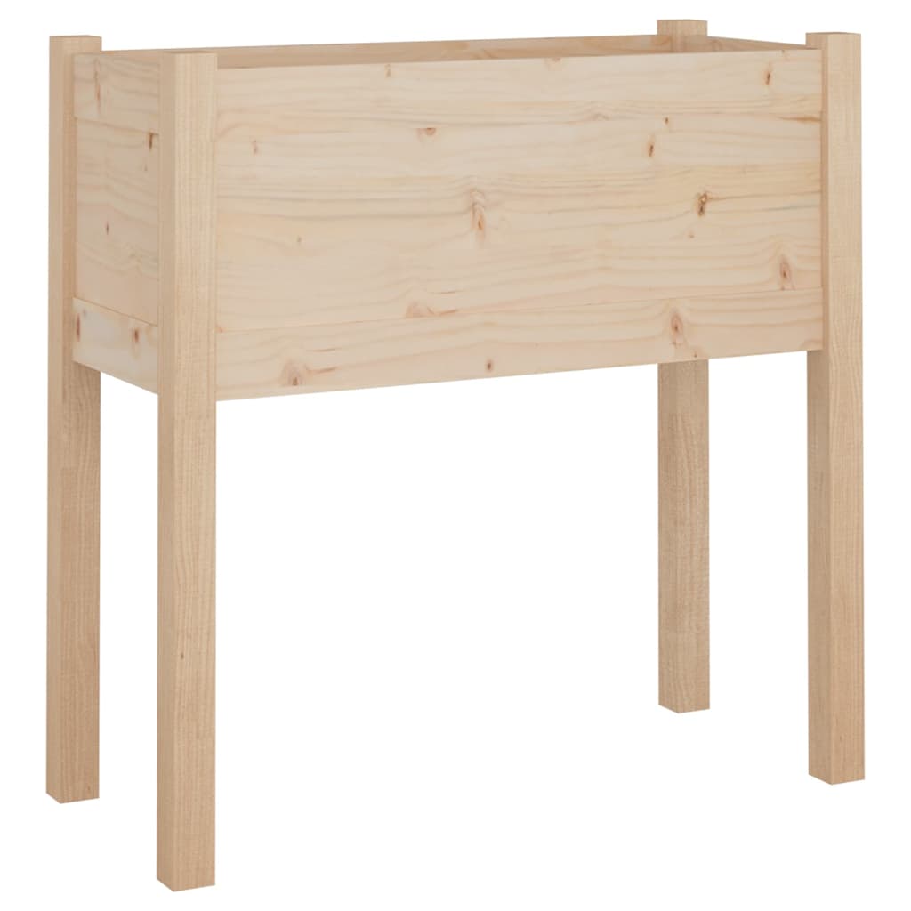 Sodo loveliai, 2vnt., 70x31x70cm, pušies medienos masyvas Sodo loveliai, 2vnt., 70x31x70cm, pušies medienos masyvas - Image 3