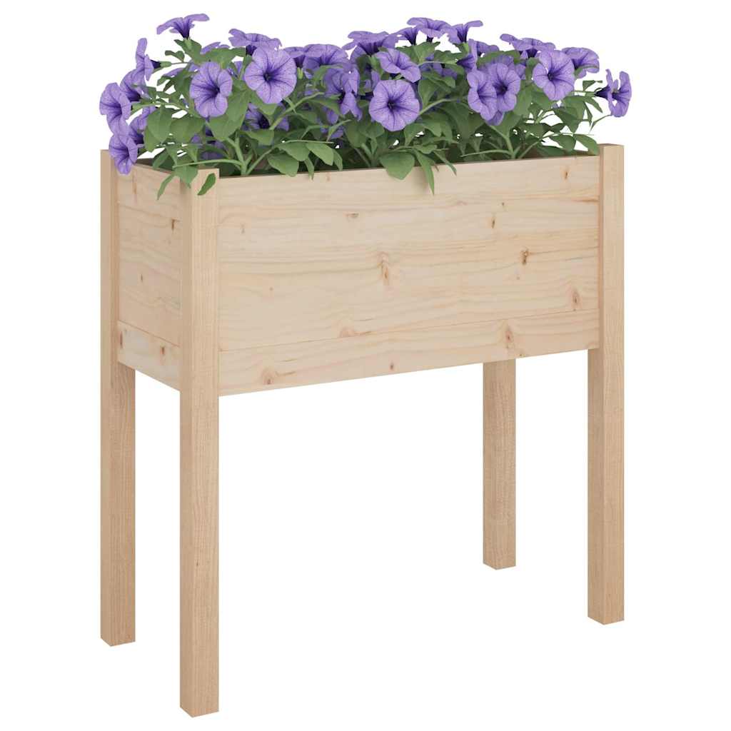 Sodo loveliai, 2vnt., 70x31x70cm, pušies medienos masyvas Sodo loveliai, 2vnt., 70x31x70cm, pušies medienos masyvas - Image 7