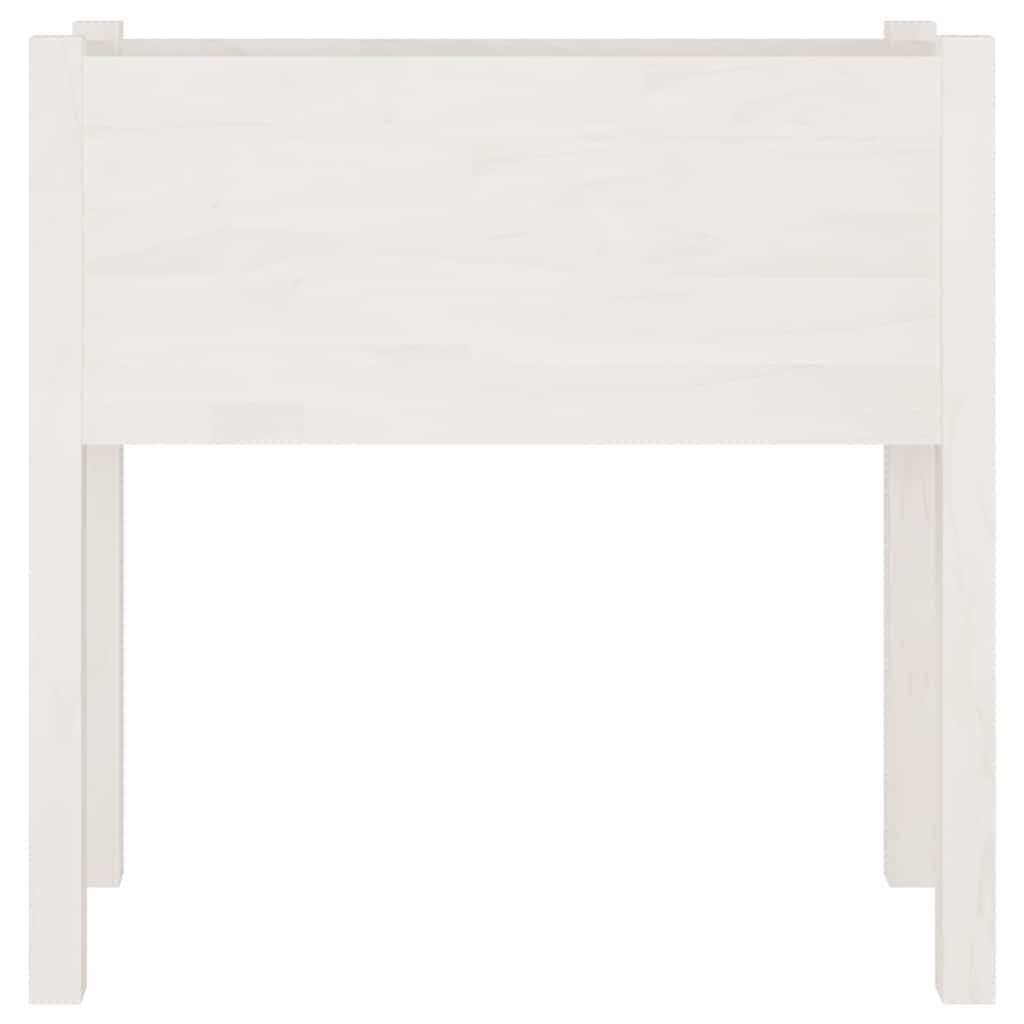 Sodo loveliai, 2vnt., balti, 70x31x70cm, pušies masyvas Sodo loveliai, 2vnt., balti, 70x31x70cm, pušies masyvas - Image 4