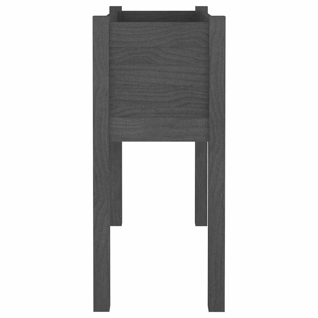 Sodo loveliai, 2vnt., pilki, 70x31x70cm, pušies masyvas Sodo loveliai, 2vnt., pilki, 70x31x70cm, pušies masyvas - Image 4