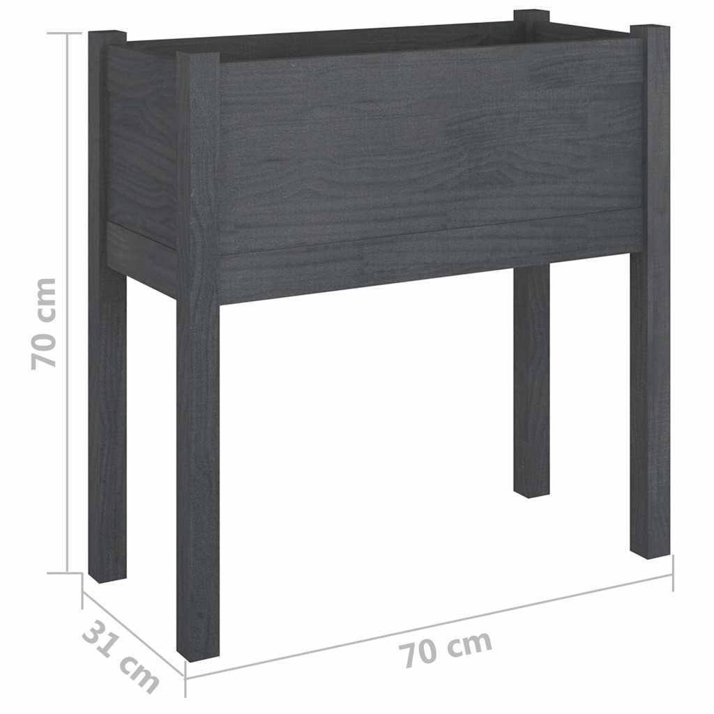 Sodo loveliai, 2vnt., pilki, 70x31x70cm, pušies masyvas Sodo loveliai, 2vnt., pilki, 70x31x70cm, pušies masyvas