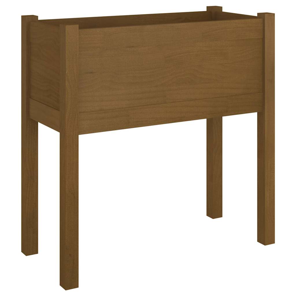 Sodo loveliai, 2vnt., medaus rudi, 70x31x70cm, pušies masyvas Sodo loveliai, 2vnt., medaus rudi, 70x31x70cm, pušies masyvas - Image 3