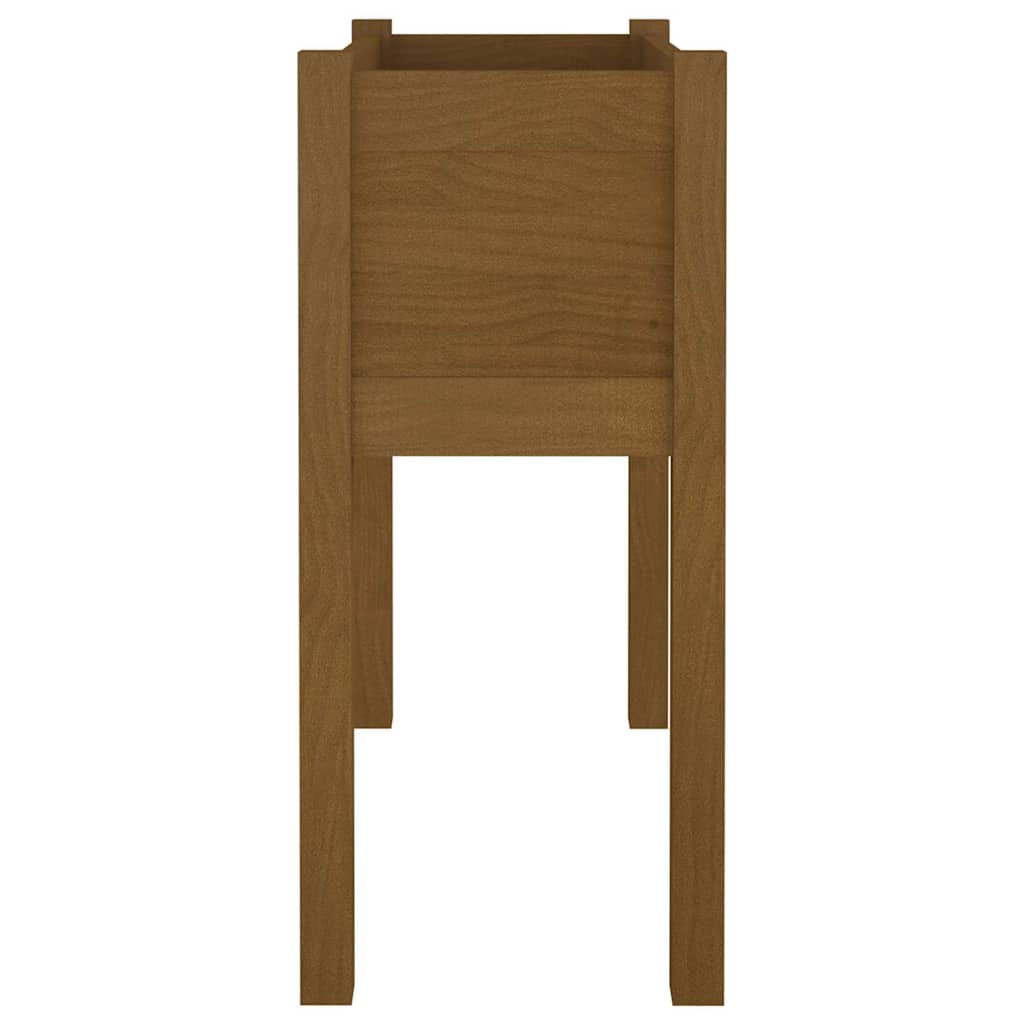 Sodo loveliai, 2vnt., medaus rudi, 70x31x70cm, pušies masyvas Sodo loveliai, 2vnt., medaus rudi, 70x31x70cm, pušies masyvas - Image 5