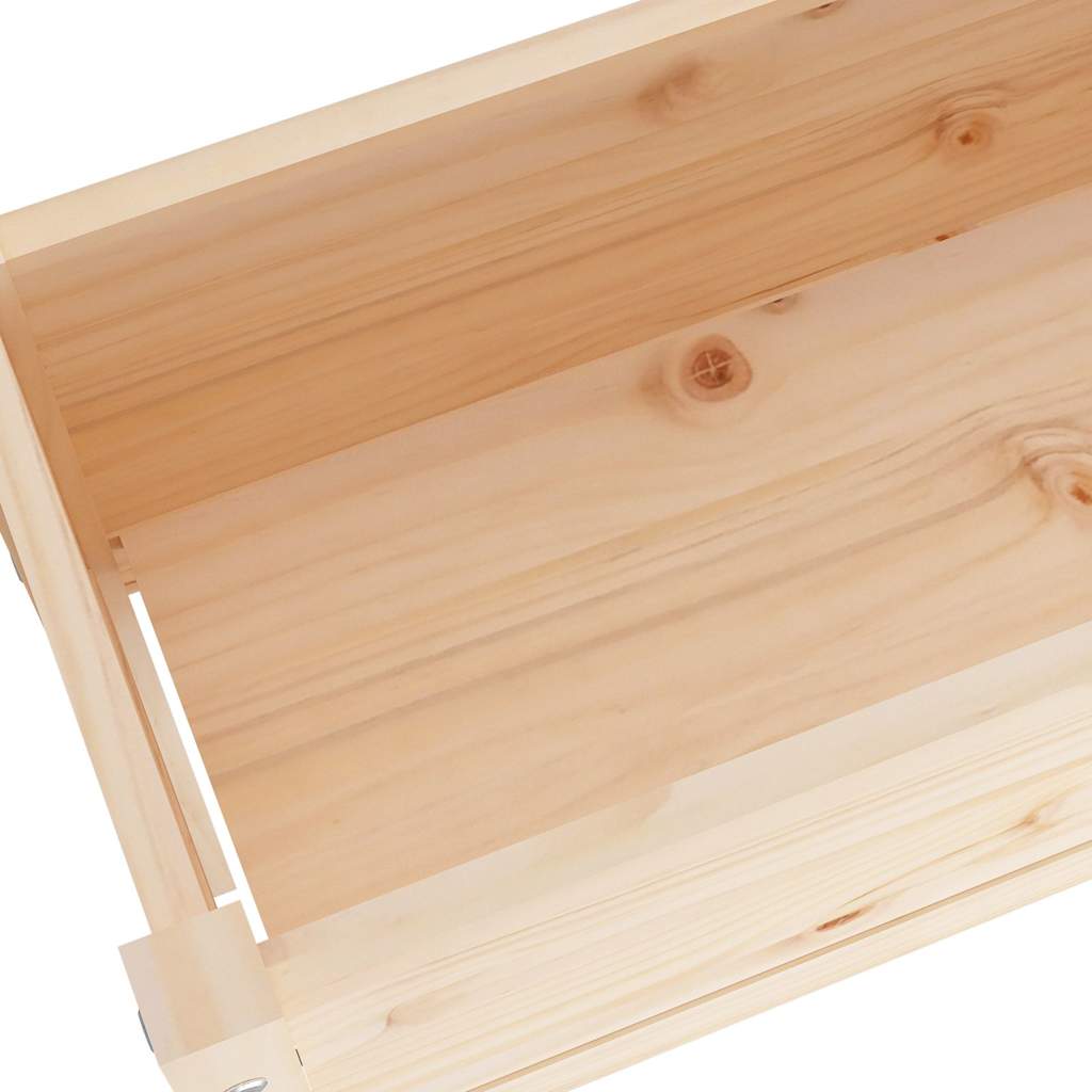 Sodo lovelis, 110x31x70cm, pušies medienos masyvas Sodo lovelis, 110x31x70cm, pušies medienos masyvas - Image 6