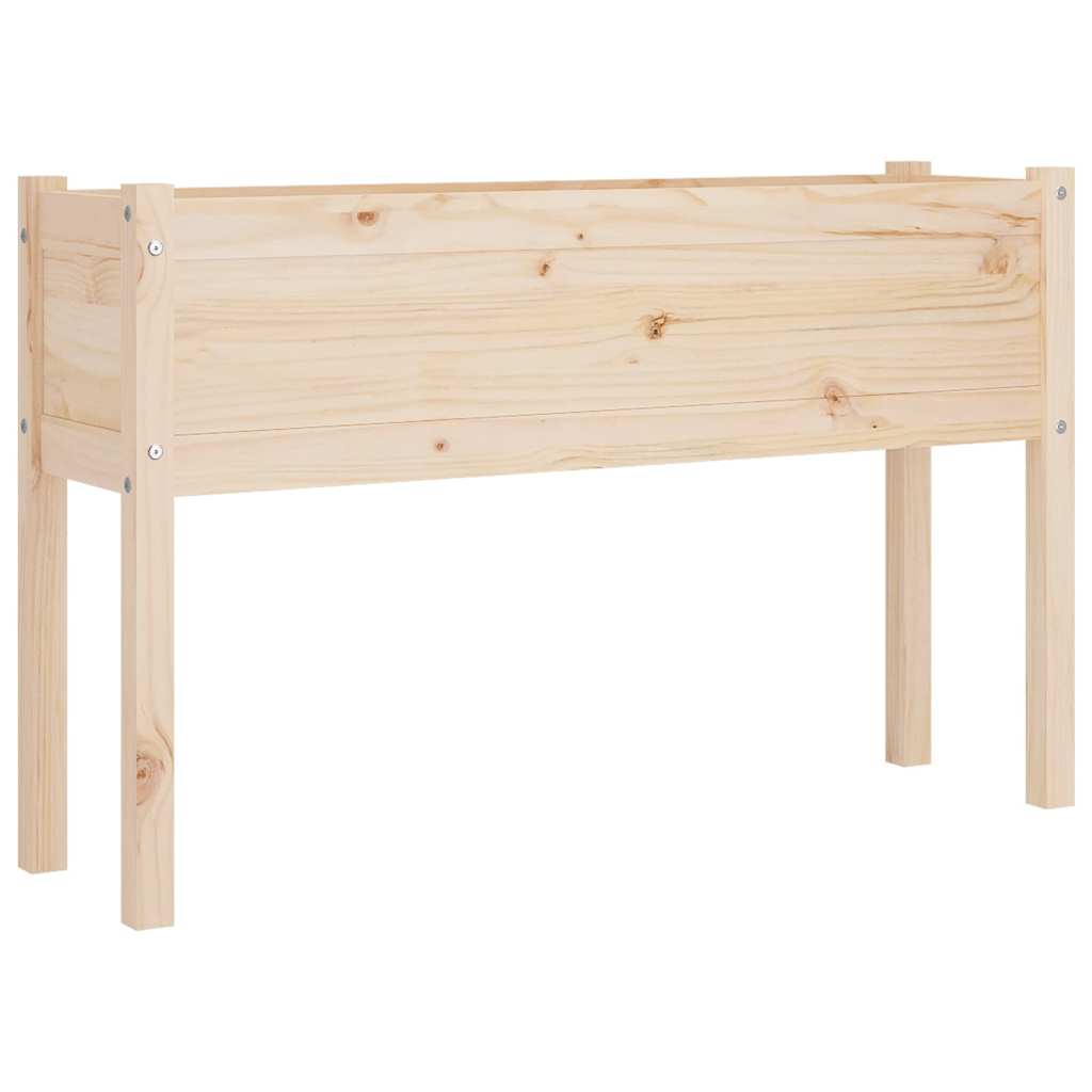 Sodo loveliai, 2vnt., 110x31x70cm, pušies medienos masyvas Sodo loveliai, 2vnt., 110x31x70cm, pušies medienos masyvas - Image 4