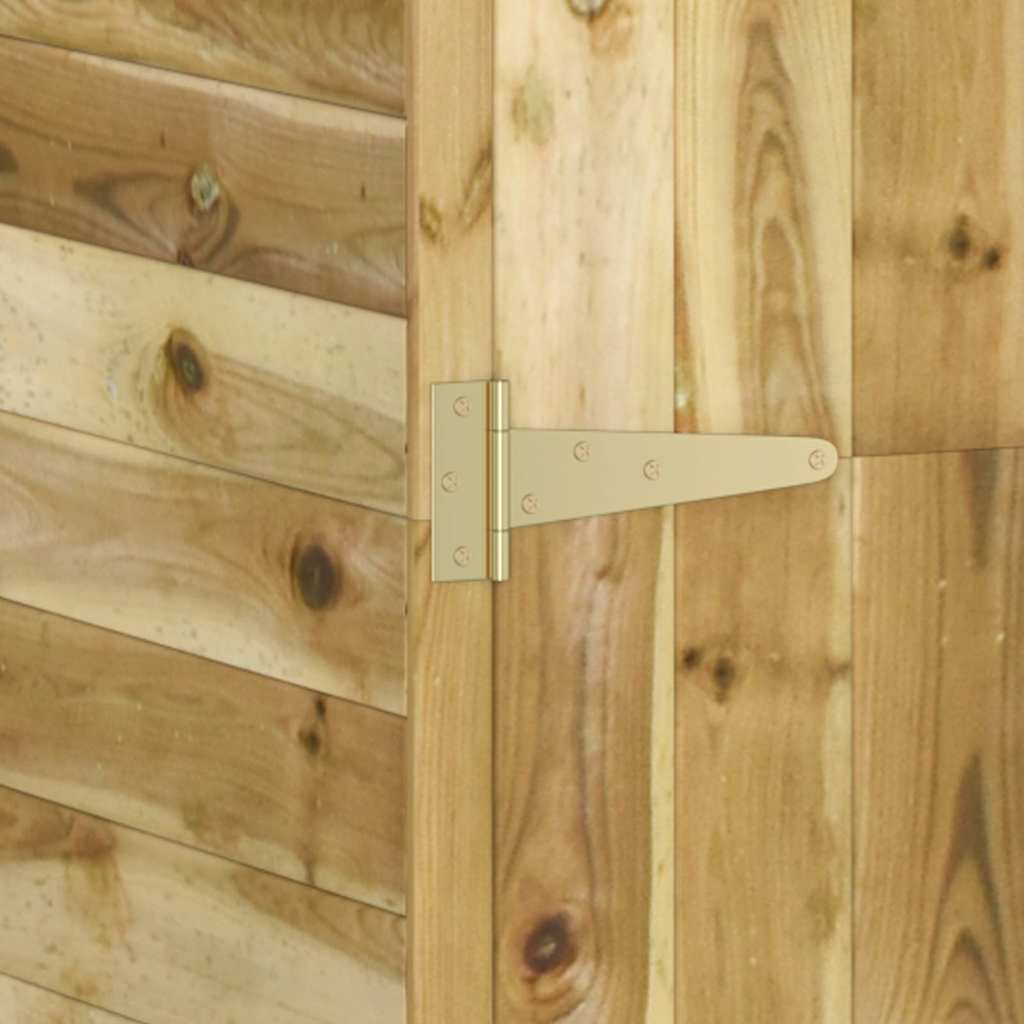 Sodo pašiūrė įrankiams, 107x37x220cm, impregnuota pušis Sodo pašiūrė įrankiams, 107x37x220cm, impregnuota pušis - Image 7
