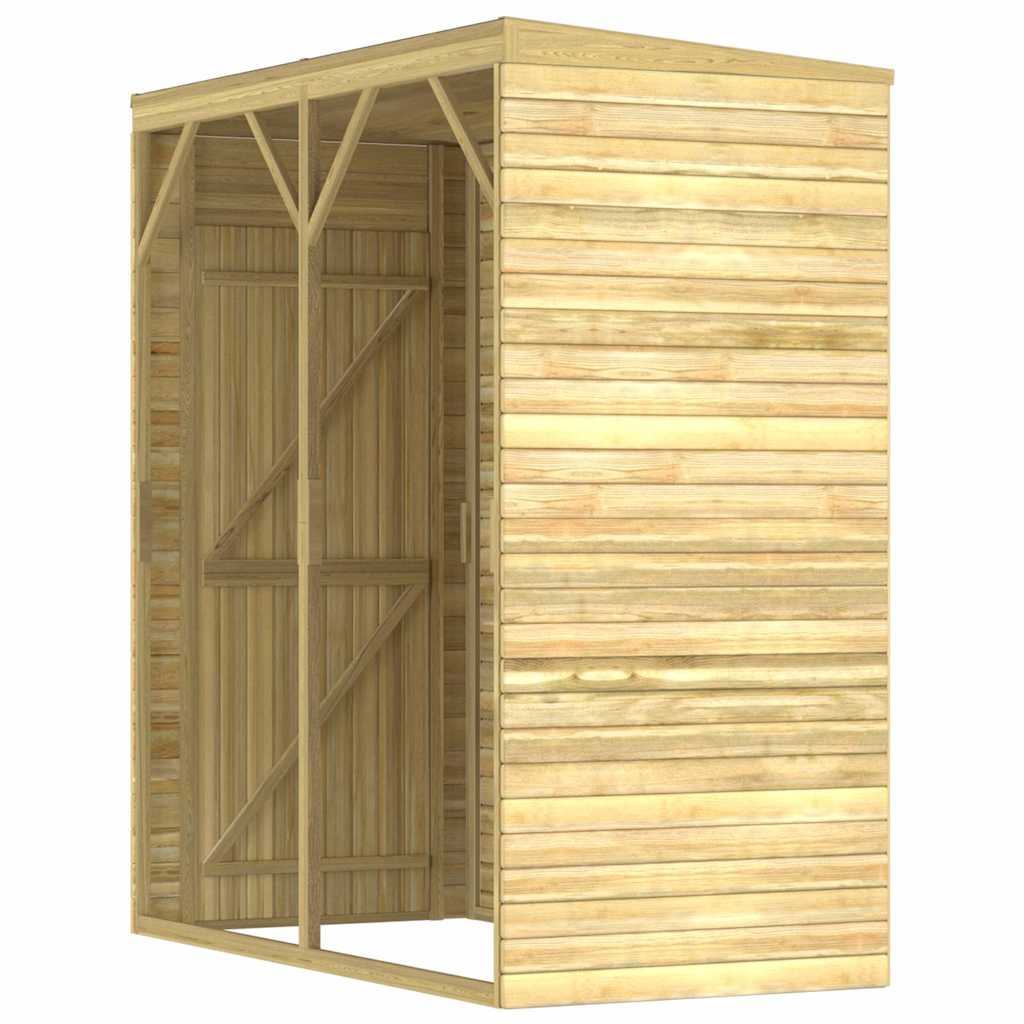 Sodo pašiūrė, 100x210x218 cm, impregnuota pušies mediena Sodo pašiūrė, 100x210x218 cm, impregnuota pušies mediena - Image 5