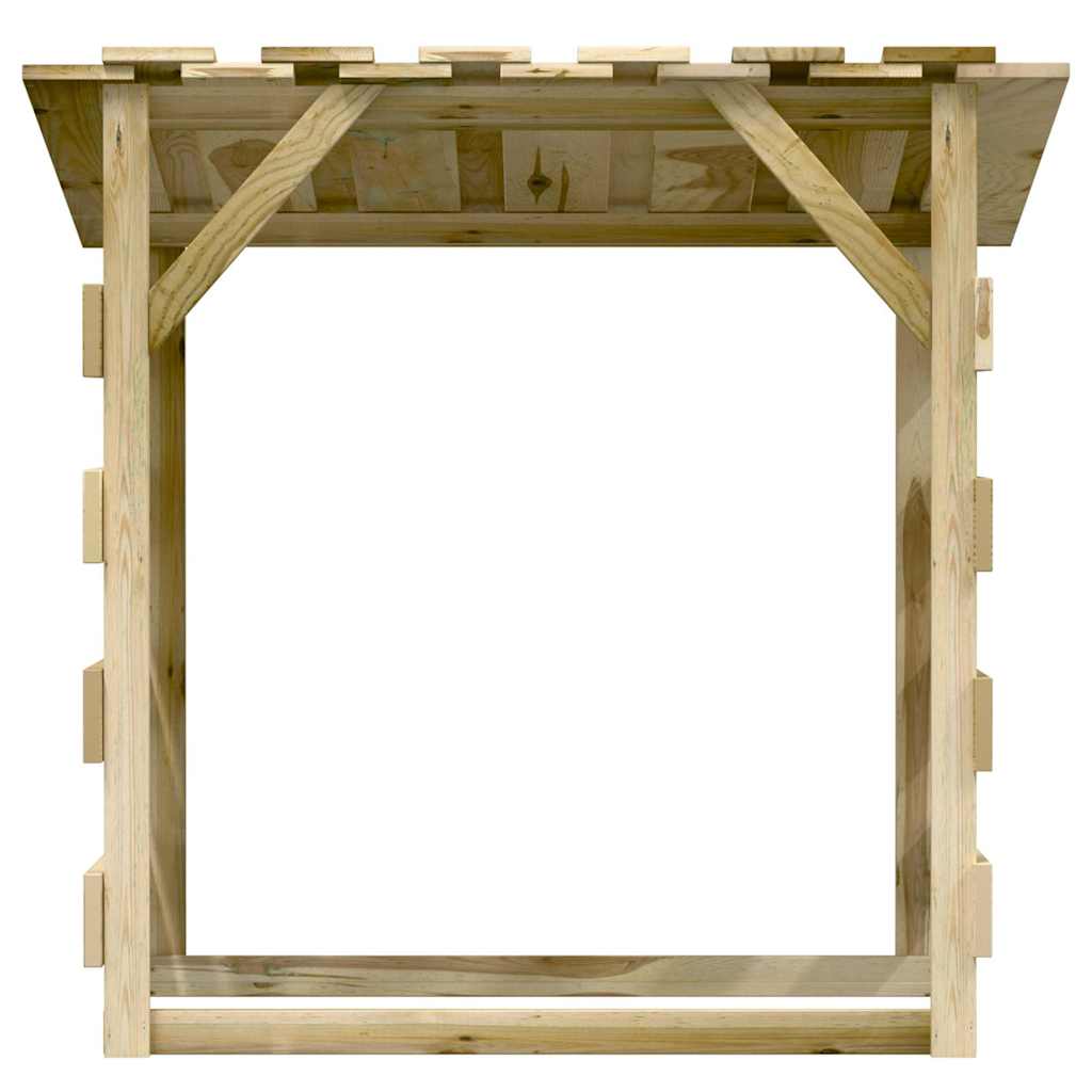 Pergolės su stogeliais, 4vnt., 100x90x100cm, impregnuota pušis Pergolės su stogeliais, 4vnt., 100x90x100cm, impregnuota pušis - Image 4