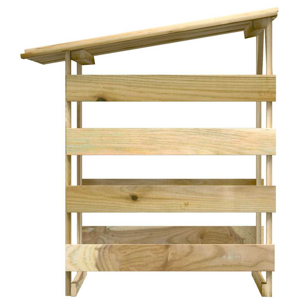 Pergolės su stogeliais, 6vnt., 100x90x100cm, impregnuota pušis Pergolės su stogeliais, 6vnt., 100x90x100cm, impregnuota pušis - Image 5