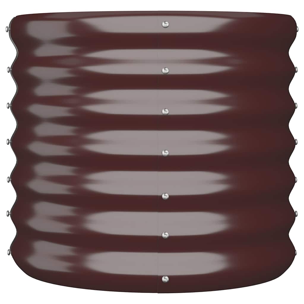 Sodo lovelis, rudas, 40x40x36cm, cinkuotas plienas Sodo lovelis, rudas, 40x40x36cm, cinkuotas plienas - Image 3