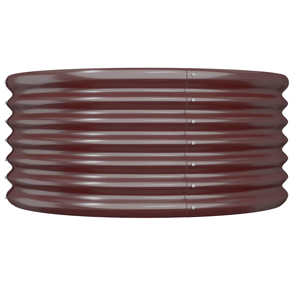 Sodo lovelis, rudas, 80x80x36cm, cinkuotas plienas Sodo lovelis, rudas, 80x80x36cm, cinkuotas plienas - Image 3