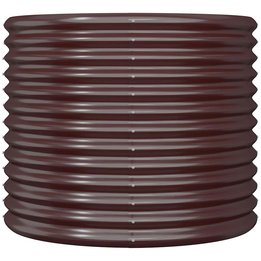 Sodo lovelis, rudas, 80x80x68cm, cinkuotas plienas Sodo lovelis, rudas, 80x80x68cm, cinkuotas plienas - Image 3