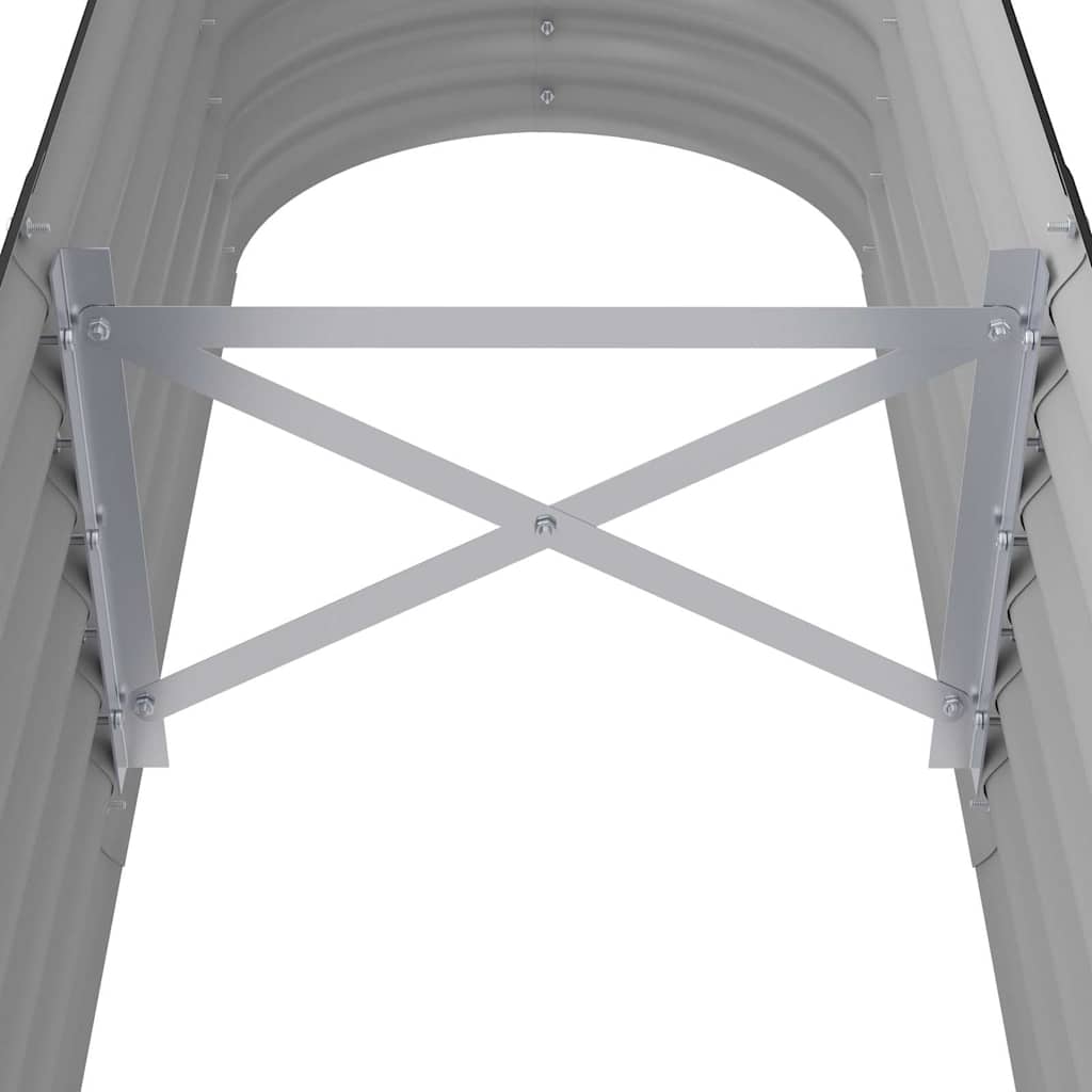 Aukštas sodo lovelis, antracito, 114x40x36cm, cinkuotas plienas Aukštas sodo lovelis, antracito, 114x40x36cm, cinkuotas plienas - Image 5