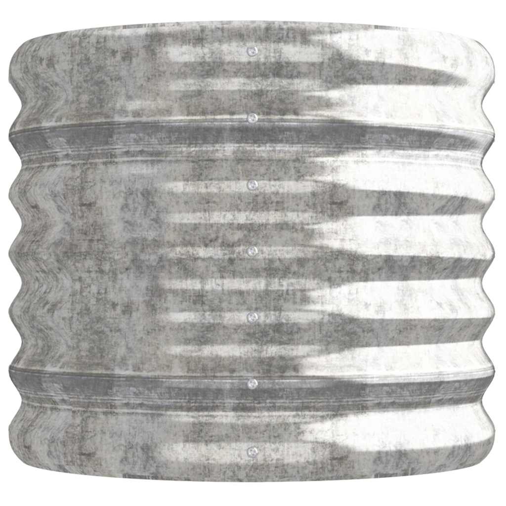 Aukštas sodo lovelis, sidabrinis, 114x40x36cm, cinkuotas plienas Aukštas sodo lovelis, sidabrinis, 114x40x36cm, cinkuotas plienas - Image 4
