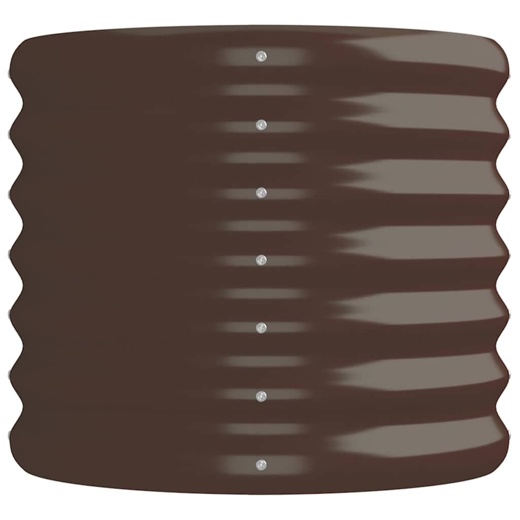 Aukštas sodo lovelis, rudas, 152x40x36cm, cinkuotas plienas Aukštas sodo lovelis, rudas, 152x40x36cm, cinkuotas plienas - Image 4