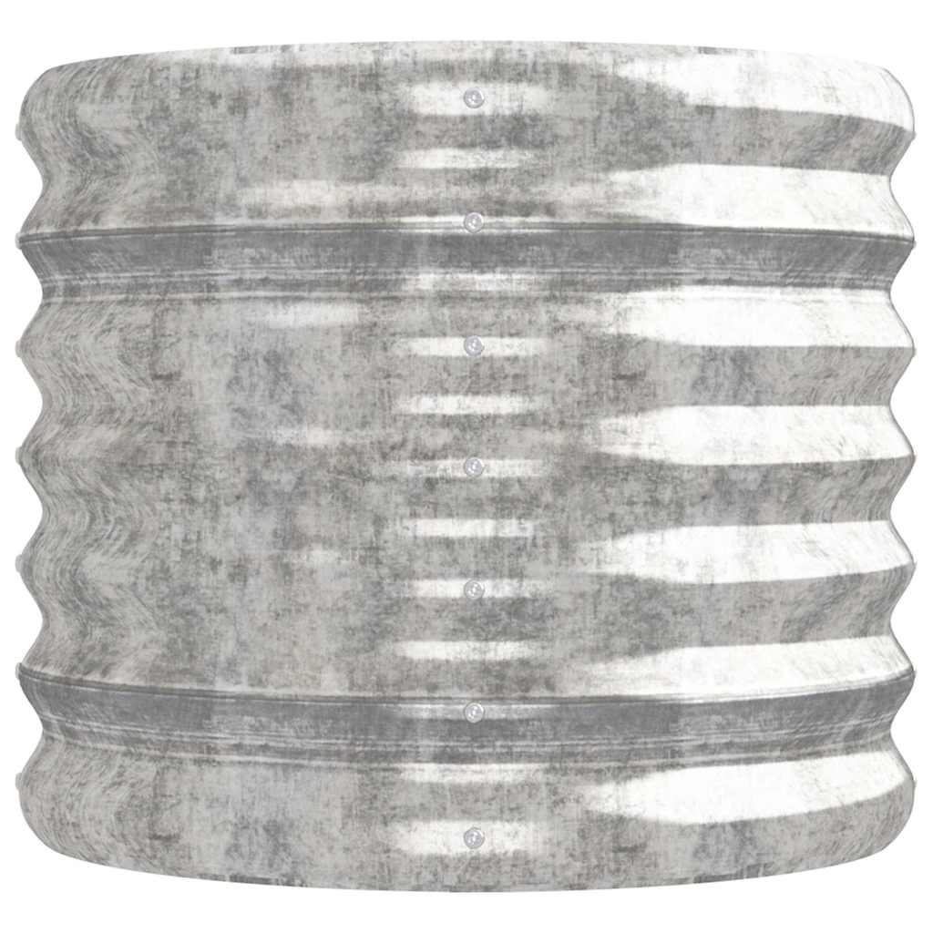 Aukštas sodo lovelis, sidabrinis, 224x40x36cm, cinkuotas plienas Aukštas sodo lovelis, sidabrinis, 224x40x36cm, cinkuotas plienas - Image 4
