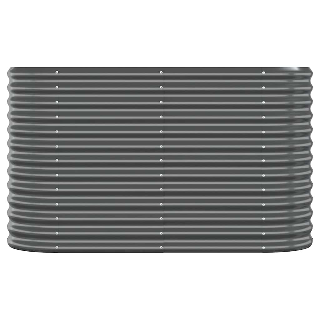Aukštas sodo lovelis, antracito, 114x40x68cm, cinkuotas plienas Aukštas sodo lovelis, antracito, 114x40x68cm, cinkuotas plienas - Image 3