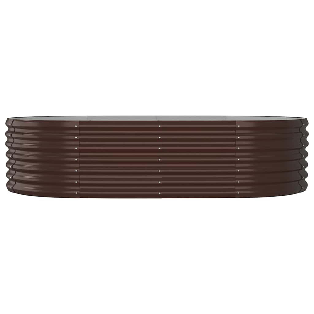 Aukštas sodo lovelis, rudas, 152x80x36cm, cinkuotas plienas Aukštas sodo lovelis, rudas, 152x80x36cm, cinkuotas plienas - Image 3