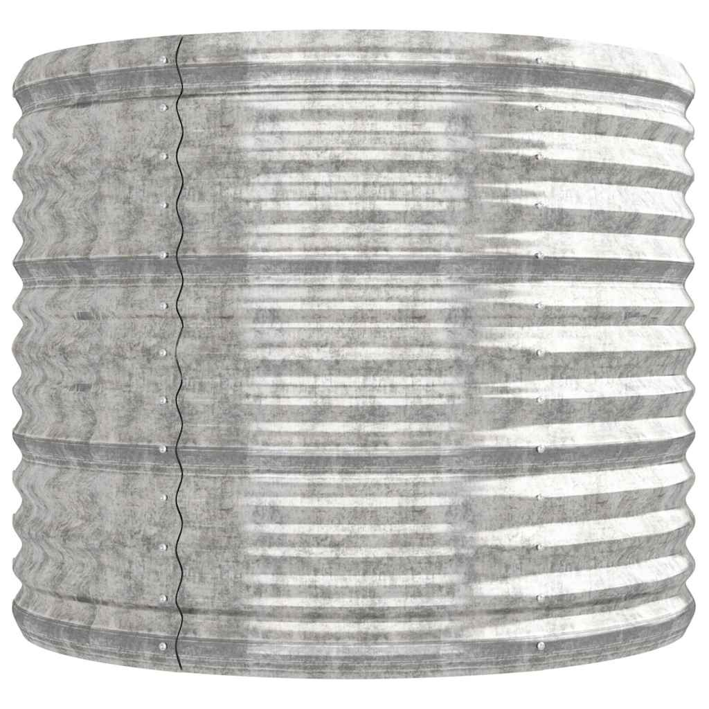 Aukštas sodo lovelis, sidabrinis, 224x80x68cm, cinkuotas plienas Aukštas sodo lovelis, sidabrinis, 224x80x68cm, cinkuotas plienas - Image 4