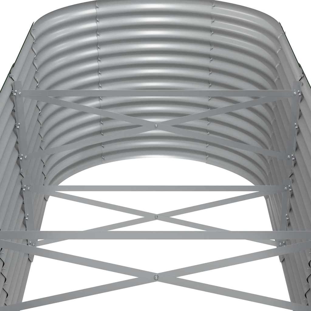Aukštas sodo lovelis, rudas, 512x80x68cm, plienas Aukštas sodo lovelis, rudas, 512x80x68cm, plienas - Image 5