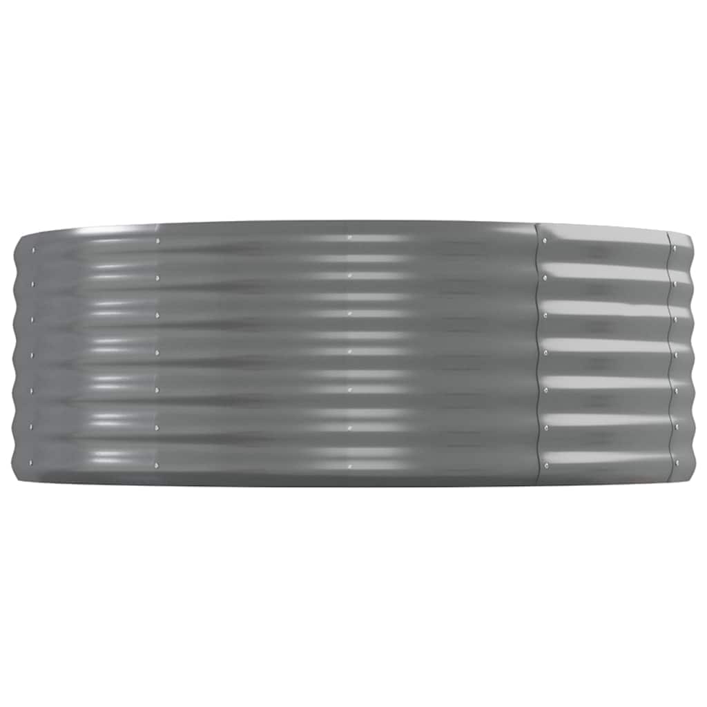 Aukštas sodo lovelis, pilkas, 544x100x36cm, cinkuotas plienas Aukštas sodo lovelis, pilkas, 544x100x36cm, cinkuotas plienas - Image 4