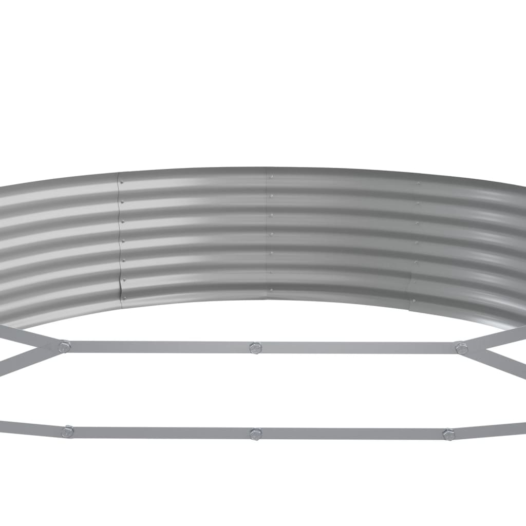 Aukštas sodo lovelis, rudas, 450x140x36cm, cinkuotas plienas Aukštas sodo lovelis, rudas, 450x140x36cm, cinkuotas plienas - Image 5