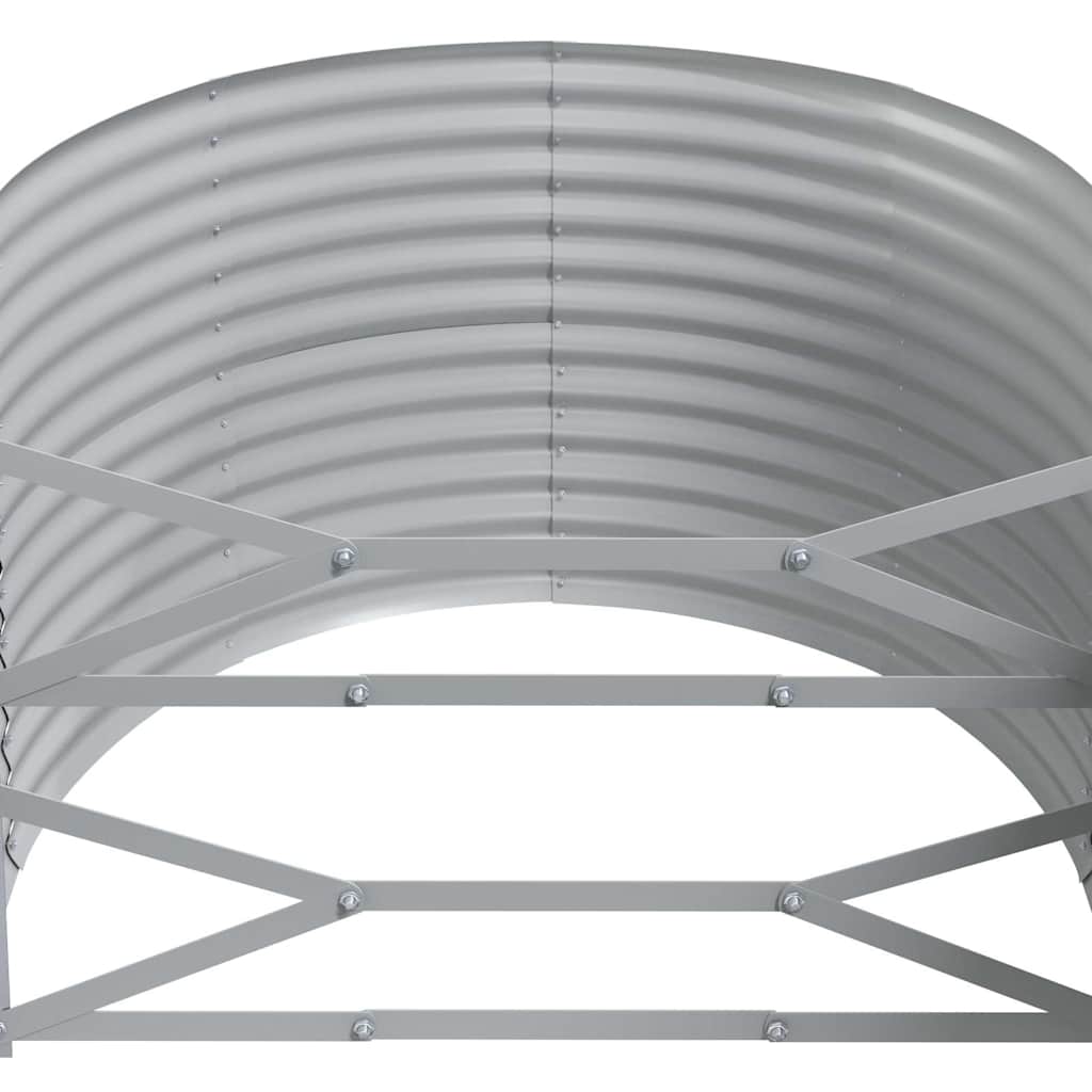 Aukštas sodo lovelis, pilkas, 554x100x68cm, plienas Aukštas sodo lovelis, pilkas, 554x100x68cm, plienas - Image 5
