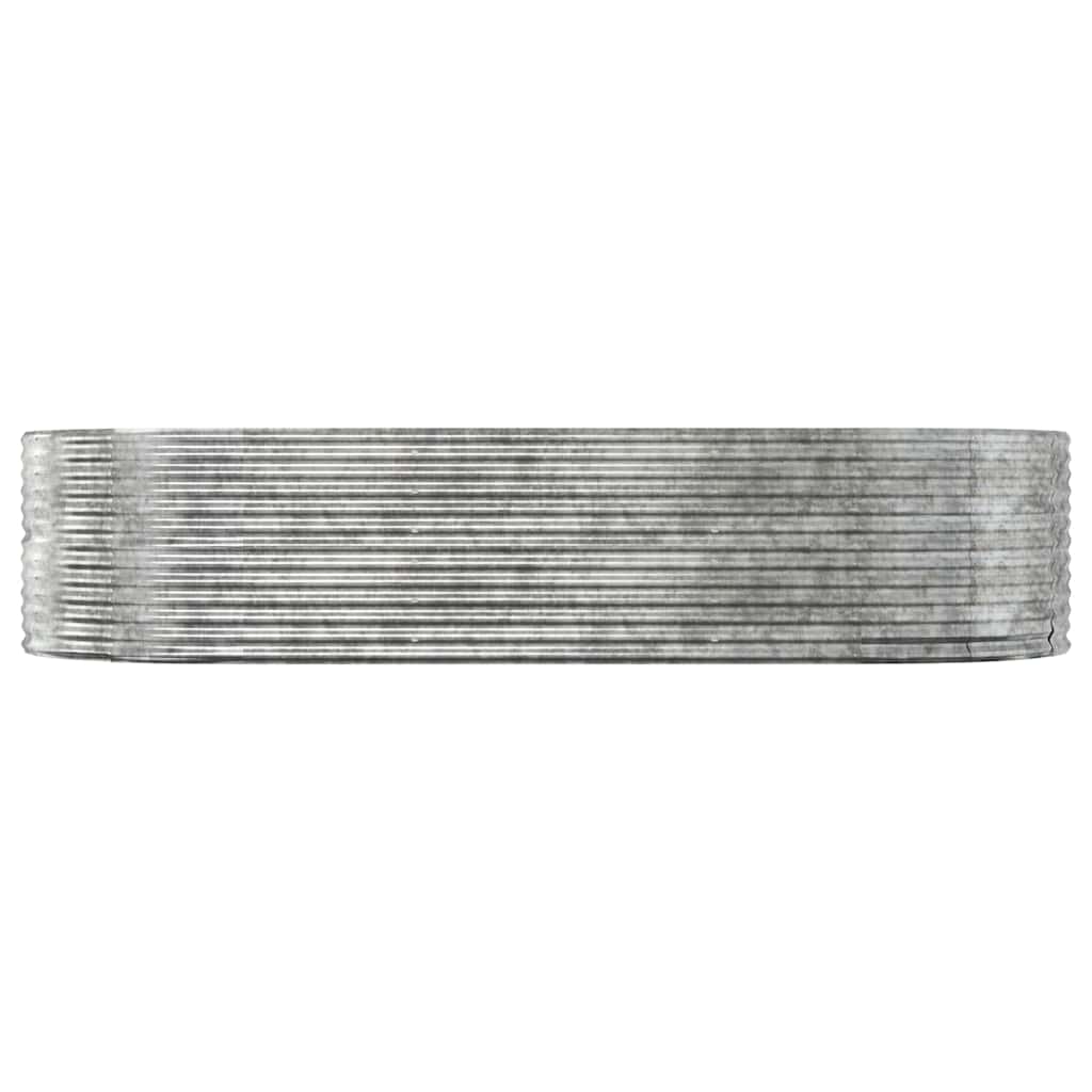 Aukštas sodo lovelis, sidabrinis, 291x140x68cm, cinkuotas plienas Aukštas sodo lovelis, sidabrinis, 291x140x68cm, cinkuotas plienas - Image 3
