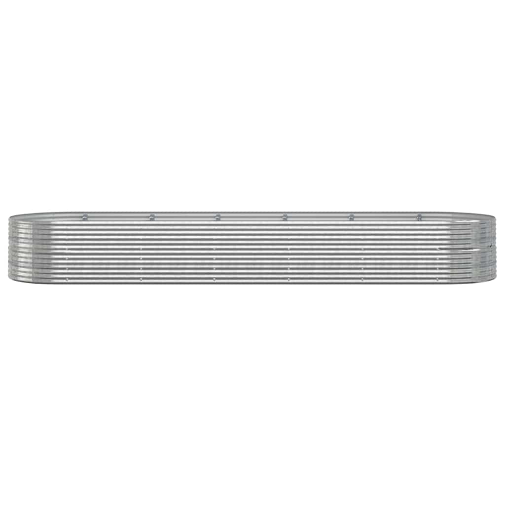 Aukštas sodo lovelis, sidabrinis, 510x140x68cm, plienas Aukštas sodo lovelis, sidabrinis, 510x140x68cm, plienas - Image 3
