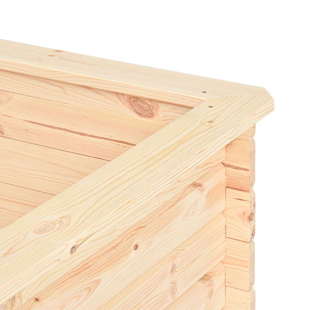 Aukštas sodo lovelis, 300x50x80,5cm, pušies masyvas, 19mm Aukštas sodo lovelis, 300x50x80,5cm, pušies masyvas, 19mm - Image 6