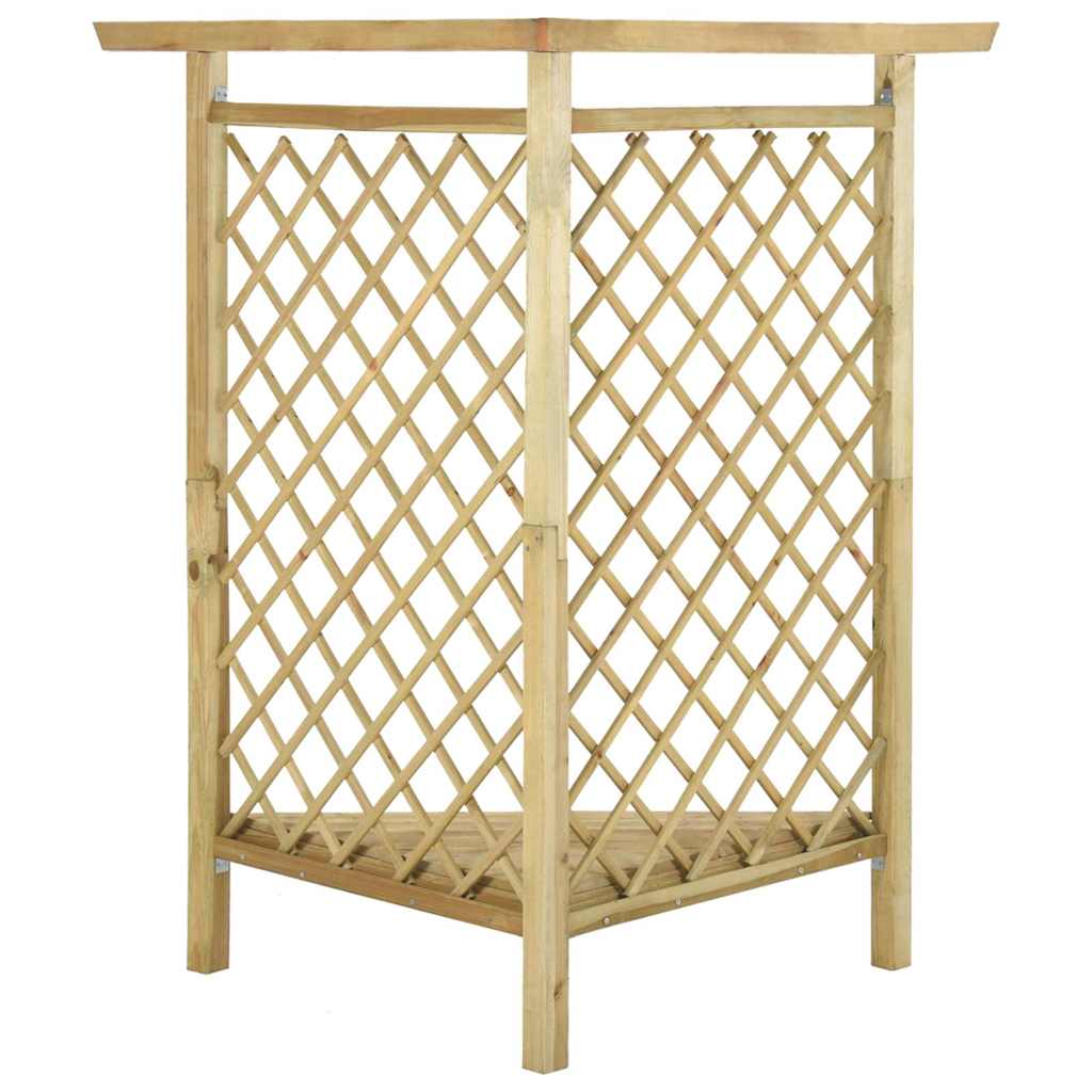 Kampinė pergolė su suoliuku, 166x81x174cm, impregnuota pušis Kampinė pergolė su suoliuku, 166x81x174cm, impregnuota pušis - Image 4
