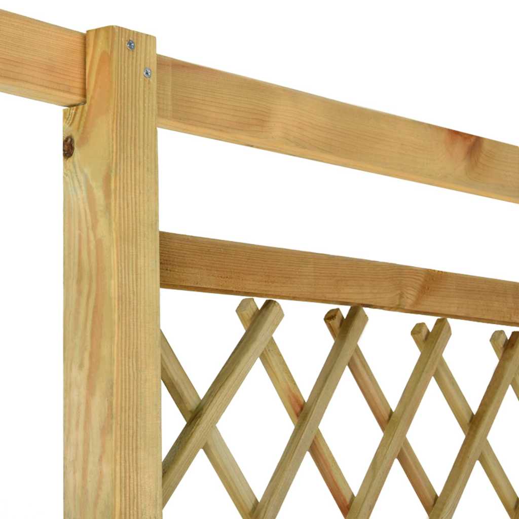 Kampinė pergolė su suoliuku, 166x81x174cm, impregnuota pušis Kampinė pergolė su suoliuku, 166x81x174cm, impregnuota pušis - Image 5