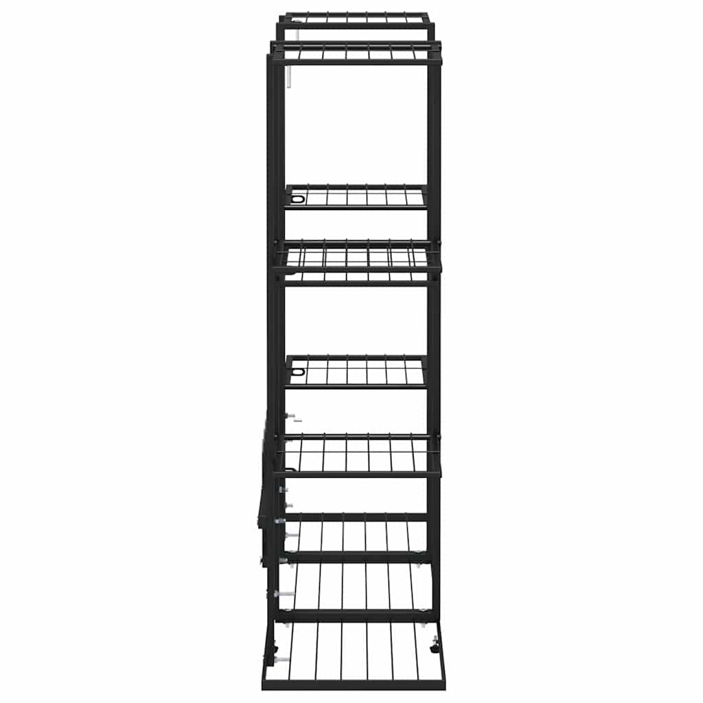 Gėlių stovas, juodos spalvos, 94,5x25x89cm, geležis Gėlių stovas, juodos spalvos, 94,5x25x89cm, geležis - Image 6
