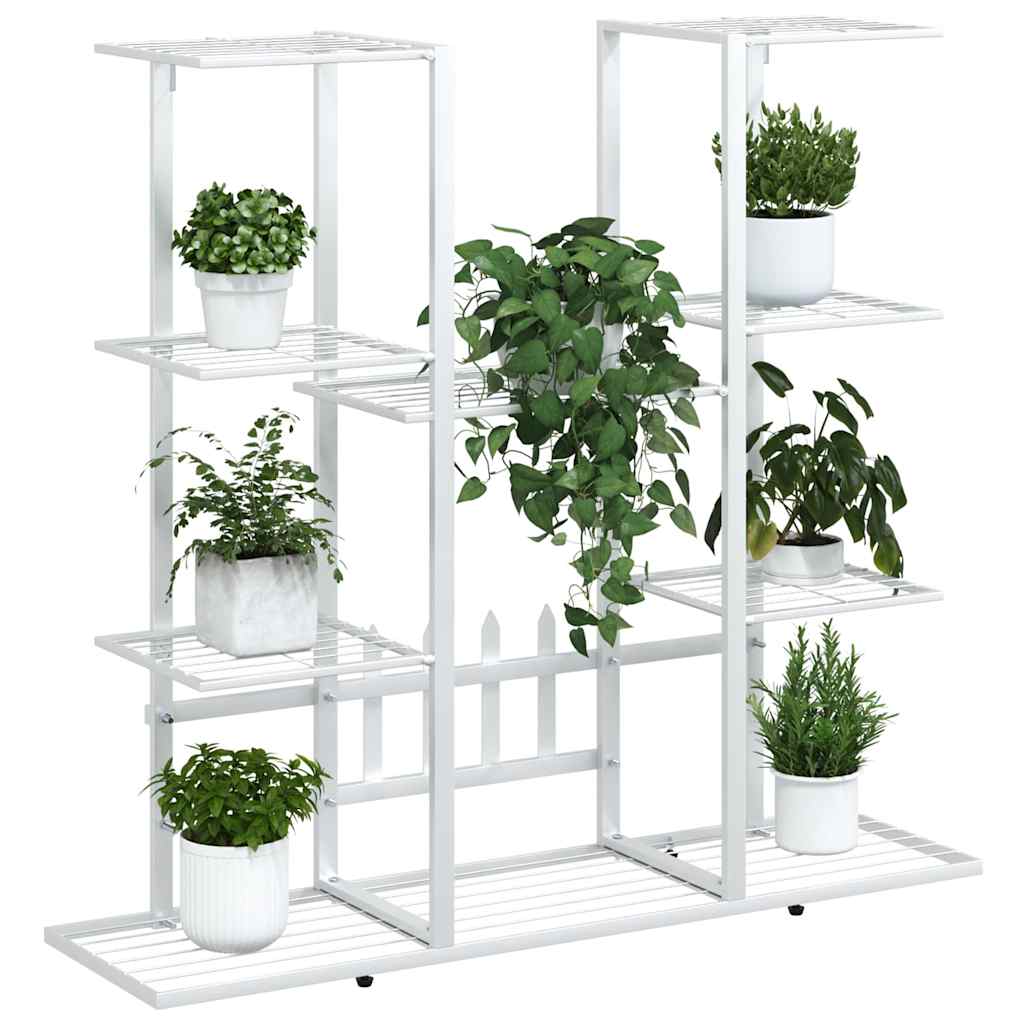 Gėlių stovas, baltos spalvos, 94,5x25x89cm, geležis Gėlių stovas, baltos spalvos, 94,5x25x89cm, geležis - Image 4