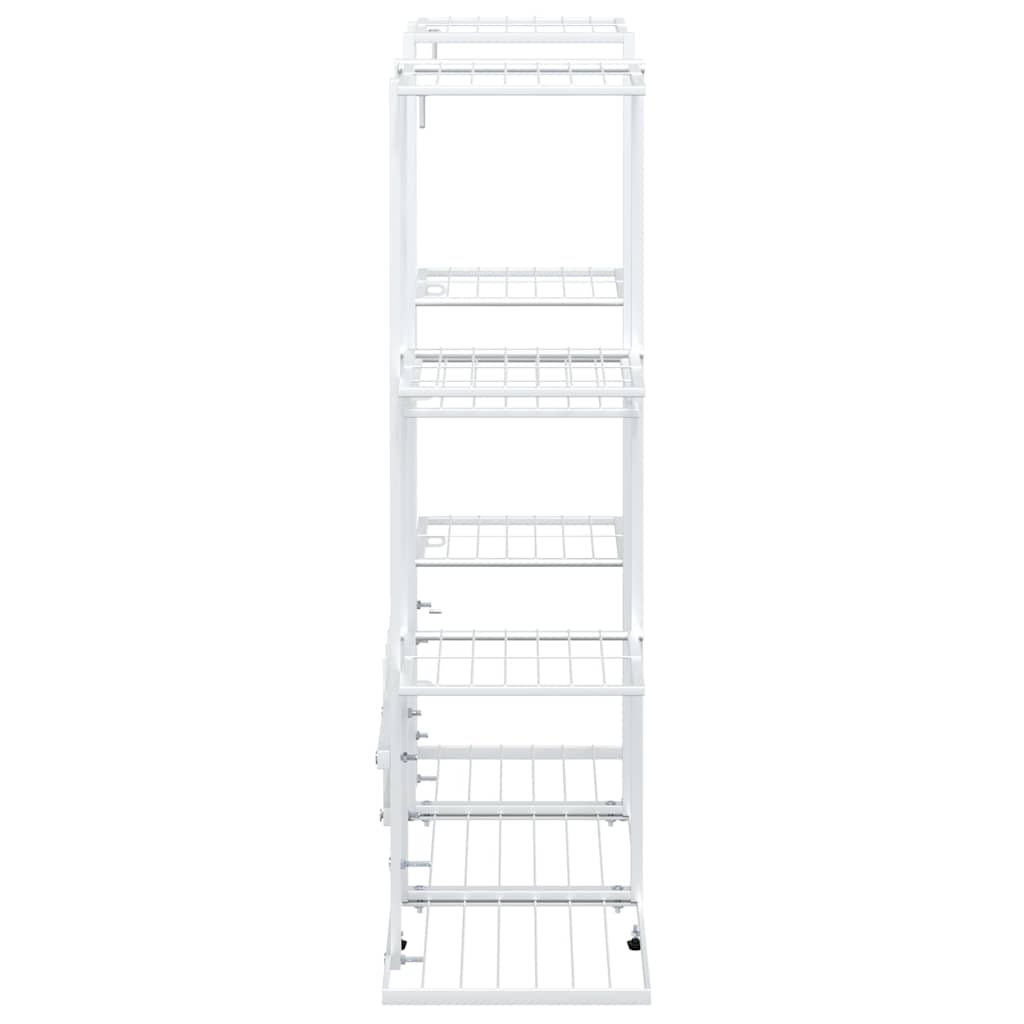 Gėlių stovas, baltos spalvos, 94,5x25x89cm, geležis Gėlių stovas, baltos spalvos, 94,5x25x89cm, geležis - Image 6