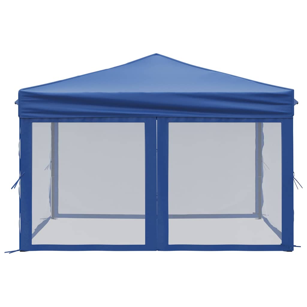Proginė palapinė su šoninėmis sienomis, mėlyna, 3x3m Proginė palapinė su šoninėmis sienomis, mėlyna, 3x3m - Image 4