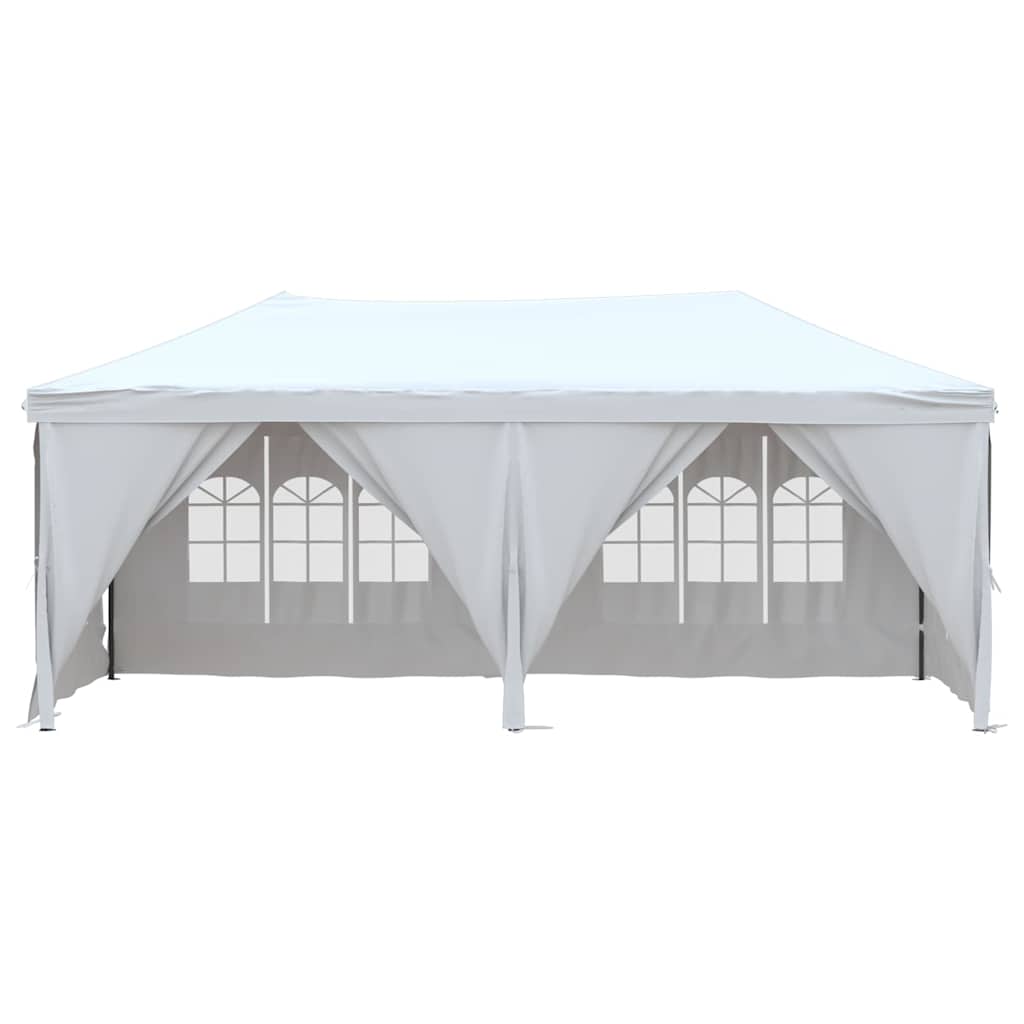 Proginė palapinė su šoninėmis sienomis, balta, 3x6m Proginė palapinė su šoninėmis sienomis, balta, 3x6m - Image 3