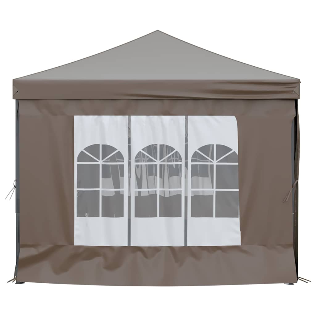 Proginė palapinė su šoninėmis sienomis, taupe, 3x6m Proginė palapinė su šoninėmis sienomis, taupe, 3x6m - Image 4
