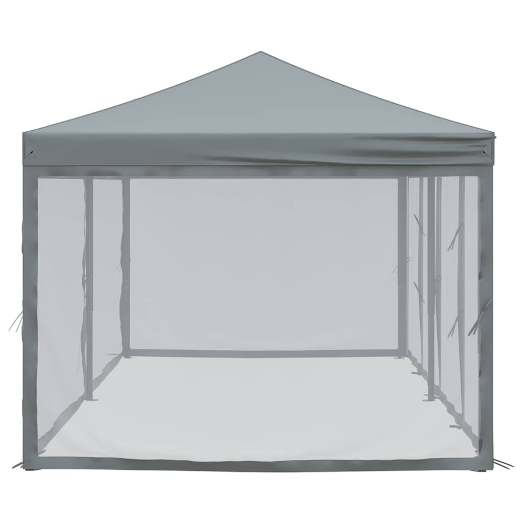 Proginė palapinė su šoninėmis sienomis, antracito, 3x6m Proginė palapinė su šoninėmis sienomis, antracito, 3x6m - Image 4