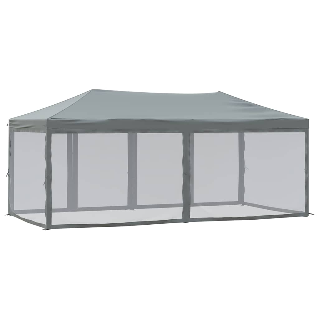 Proginė palapinė su šoninėmis sienomis, antracito, 3x6m Proginė palapinė su šoninėmis sienomis, antracito, 3x6m - Image 5