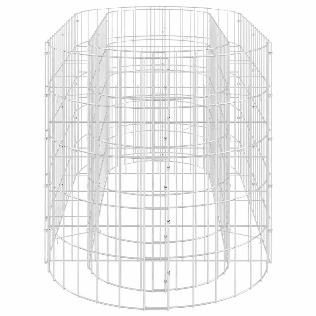 Gabiono lovelis, 120x50x50cm, galvanizuota geležis, aukštas Gabiono lovelis, 120x50x50cm, galvanizuota geležis, aukštas - Image 5
