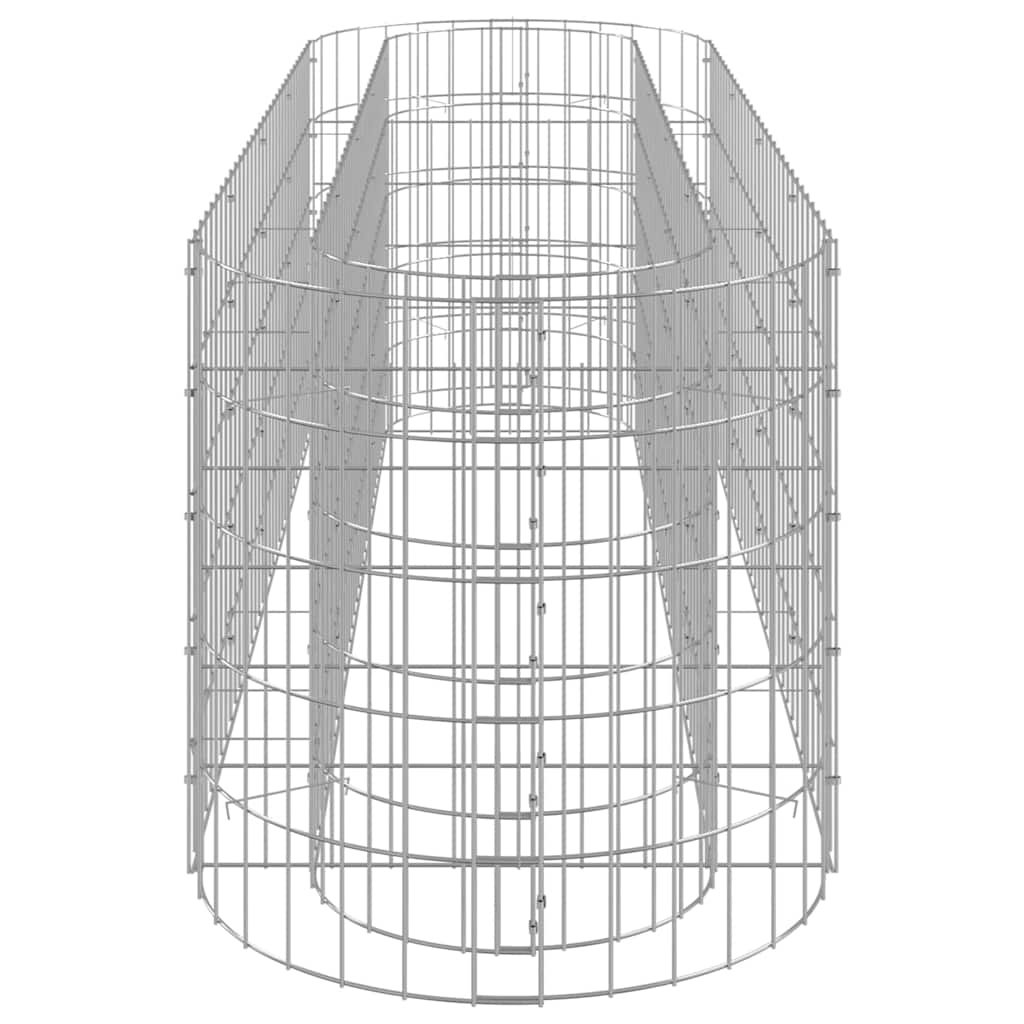 Gabiono lovelis, 190x50x50cm, galvanizuota geležis, aukštas Gabiono lovelis, 190x50x50cm, galvanizuota geležis, aukštas - Image 5