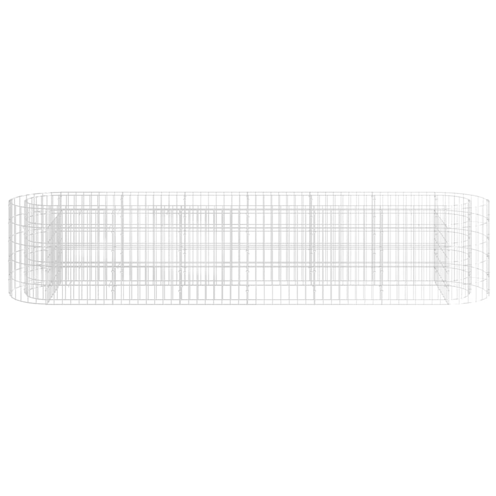 Gabiono lovelis, 260x50x50cm, galvanizuota geležis, aukštas Gabiono lovelis, 260x50x50cm, galvanizuota geležis, aukštas - Image 4